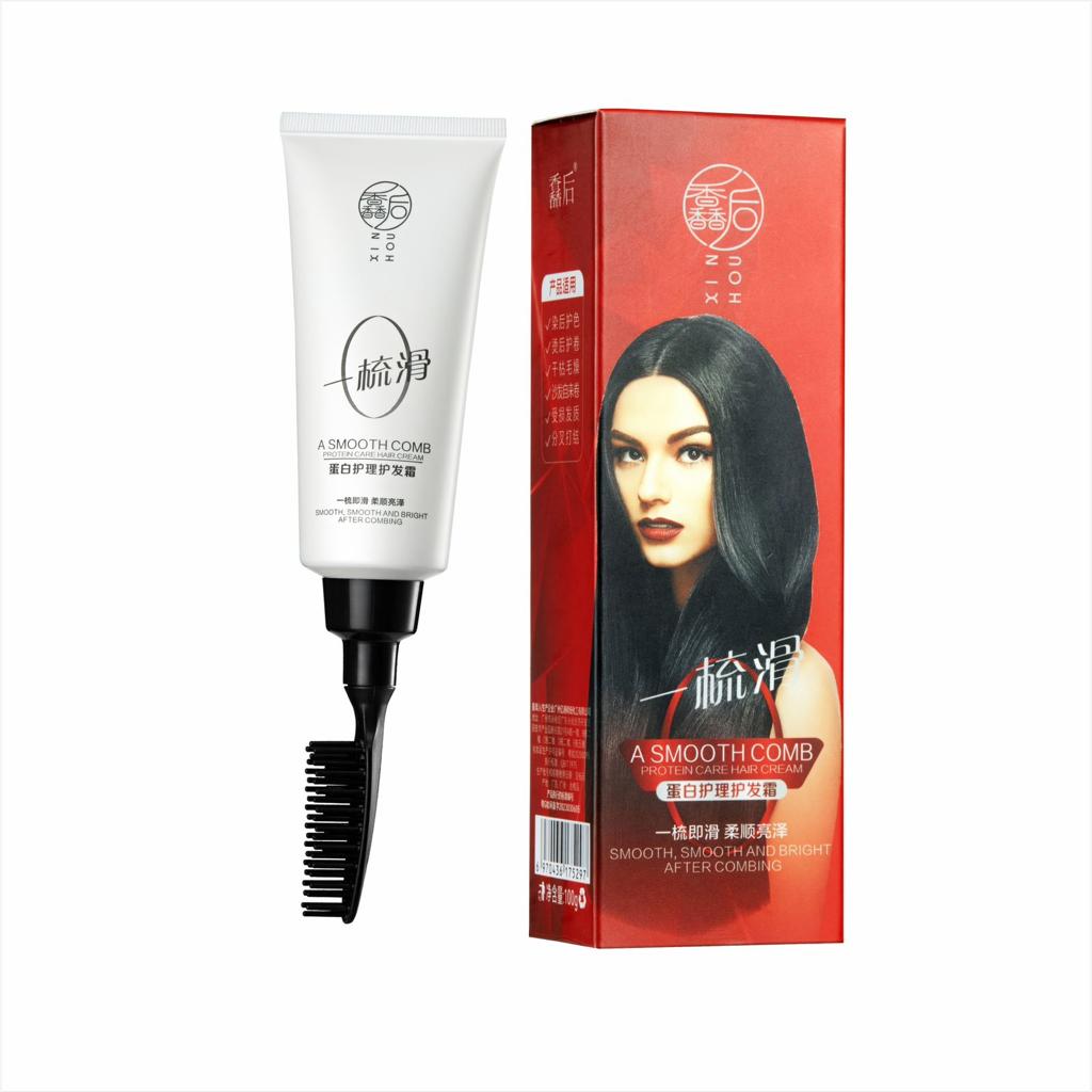 Smooth Hair Comb Cream For Smooth And Silky