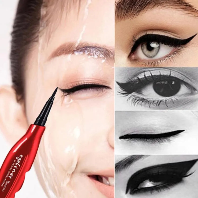 Black Waterproof Feather Eyeliner Liquid Long Lasting