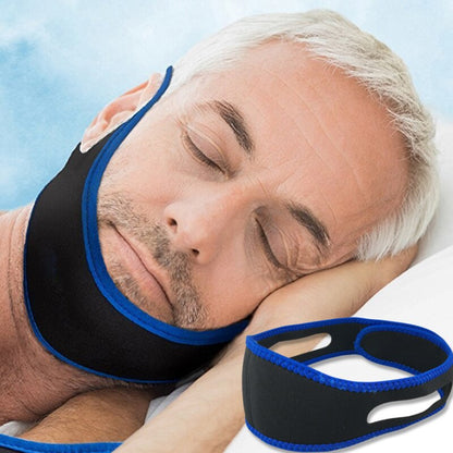 Adjustable And Breathable Head Band Anti Snore Chin Strap