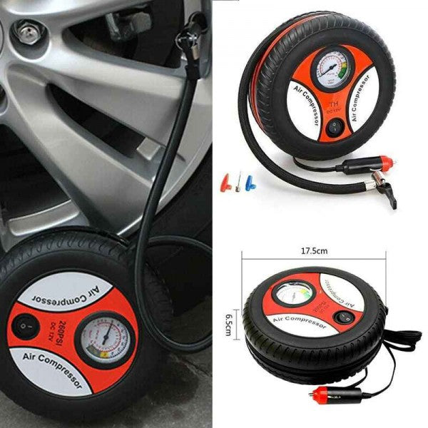 Portable Mini Tyre Inflator Air Compressor