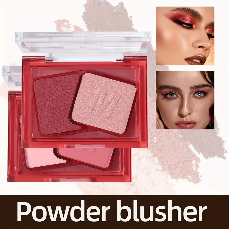 Miss Lara Two Tone Dual Color Combination Blusher Highlighter Palette