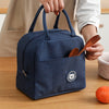 Portable Canvas Thermal Food Storage Insulated Lunch Bag Waterproof