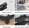 Multifunctional Cloth Hanger Rack With Wheels Storage Shelf Cloth Organizer Wardrobe