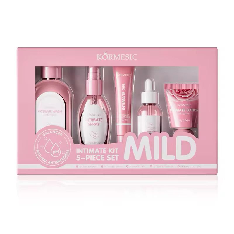KORMESIC Mild Balanced Natural Antimicrobial Intimate Kit 5 Piece Set