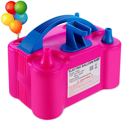 Portable Electric High Power Two Nozzle Balloon Air Pump