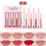 Dragon Ranee 4 Lip Gloss And 4 Lip Liner Pencil Set