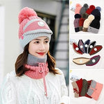 Ladies Winter Caps 3 Pcs Set