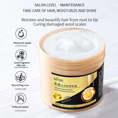 BPDE Caviar Moisturizing Non-Evaporation Film Hair Treatment Hair Mask