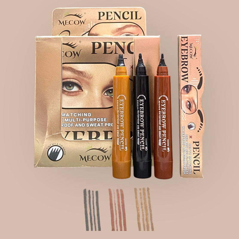 Mecow Liquid Eyebrow Pencil 3pcs Set