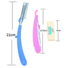 Foldable Eyebrow Razor With 5 Replacement Blades Easily Remove Hair For Women