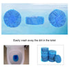 Blue Touch Automatic WC Flushing Toilet Cleaner 4Pcs Set