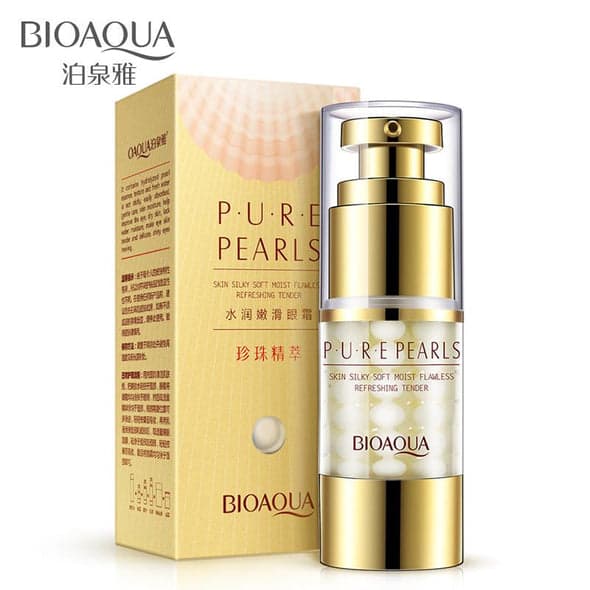 BIOAQUA Pure Pearls Eye Cream Anti Puffiness Eye Care Cream