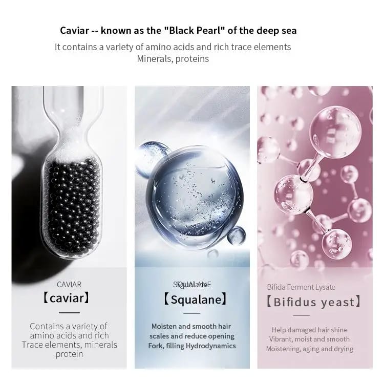 BPDE Caviar Moisturizing Non-Evaporation Film Hair Treatment Hair Mask