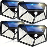 100 LED Solar Motion Charging Induction Light Source Motion Sensor Wall Lamp Solar Wall Light