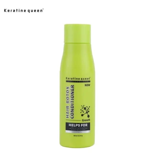 Keratin Queen Hair Botox Keratin New Hair Protecting Technology Straightening Hair Serum Shampoo Conditioner