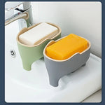 Elephant Design Creative Draining Soap Tray Holder