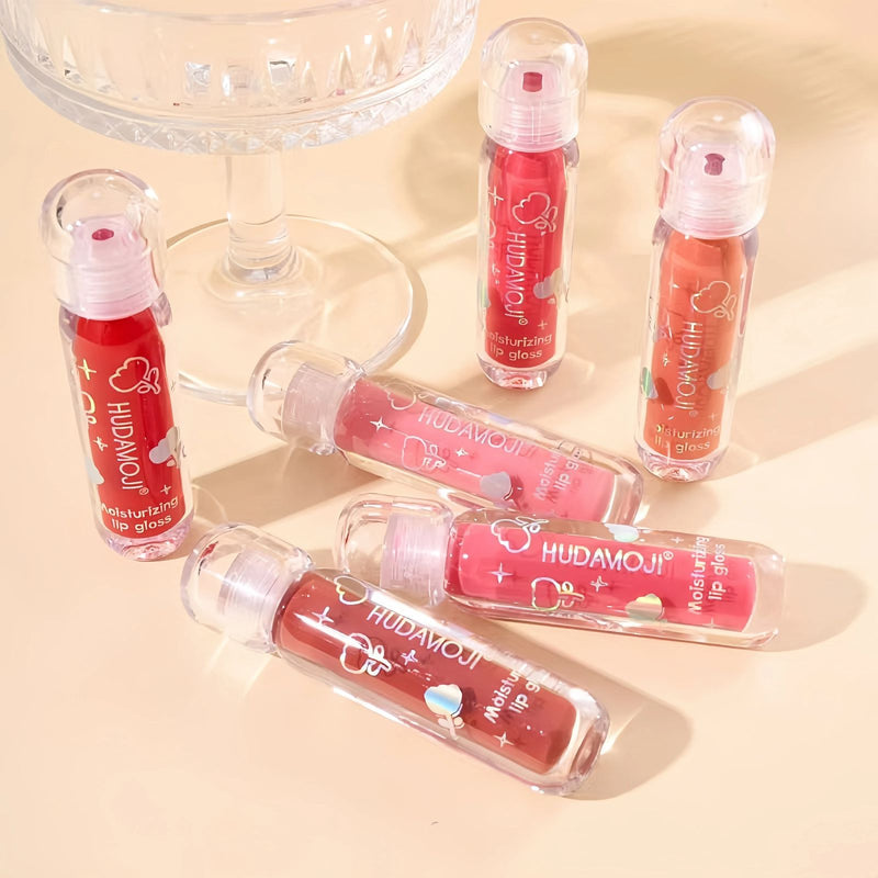 Hudamoji Glow  Lip Gloss Set (6pcs)