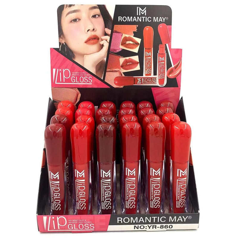 Romantic May Velvet Lip Gloss 6pcs Set