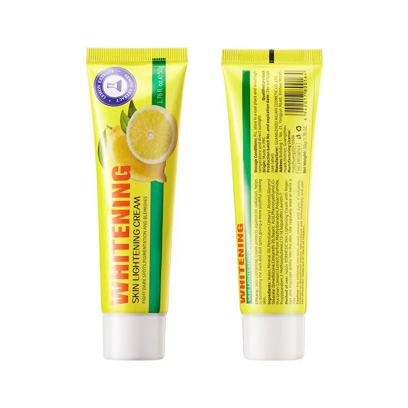 KORMESIC Lemon Beauty Whitening Skin Lightening Vitamin E Cream For Dark Spots Anti-Wrinkle Face Cream