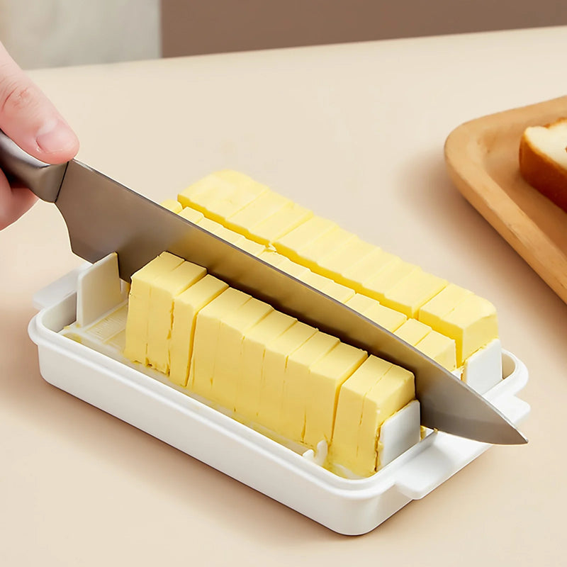 Butter Slicer Cutter Container Box With Lid