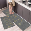 Set Of 2 Anti Slip Floor Mat Washable