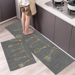 Set Of 2 Anti Slip Floor Mat Washable