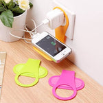 Wall Mount Folding Mobile Phone Charging Rack Hanging Holder