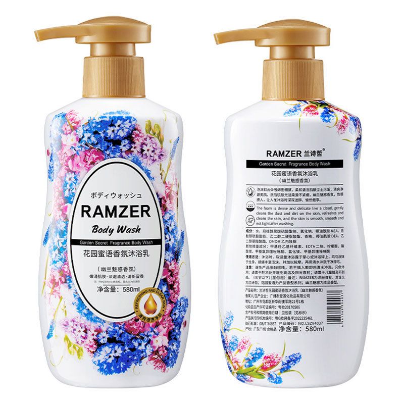 Ramzer Perfumed Body Wash Long Lasting Fragrance Refreshing Moisturizing Shower Gel 580ml