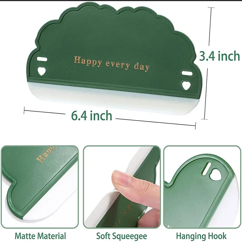 Cloud Wiper Silicone Squeegee Mirror Shower Door Wall Kitchen Countertop Wiper