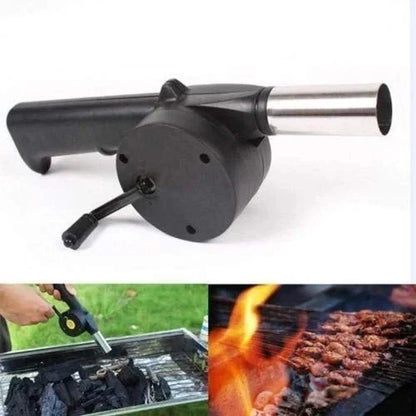 Portable Air Blower BBQ Grill Fire Blower