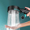 Multifunction 5 Mode Adjustable High Pressure Shower One-key Stop Water Massage Shower Head Water Saving Nozzle