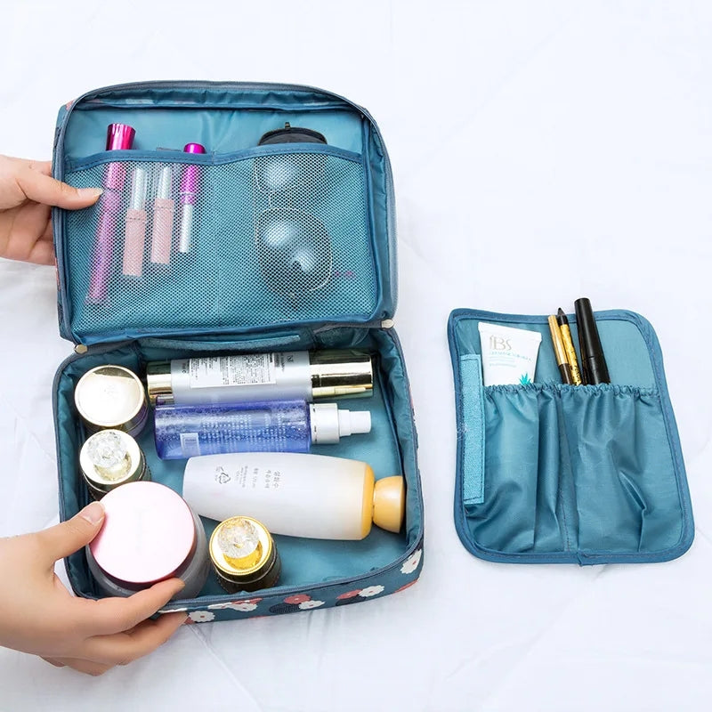 Zipper Fashion Makeup Brushes Holder Bag