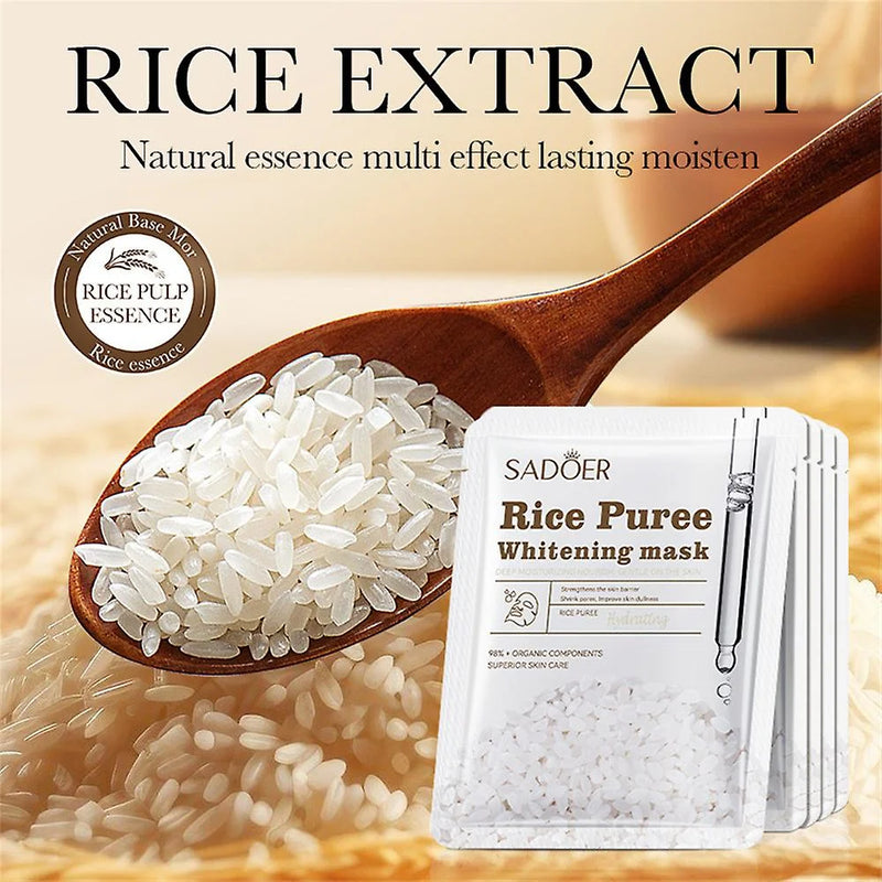 Sadoer Rice Puree Whitening Facial Mask