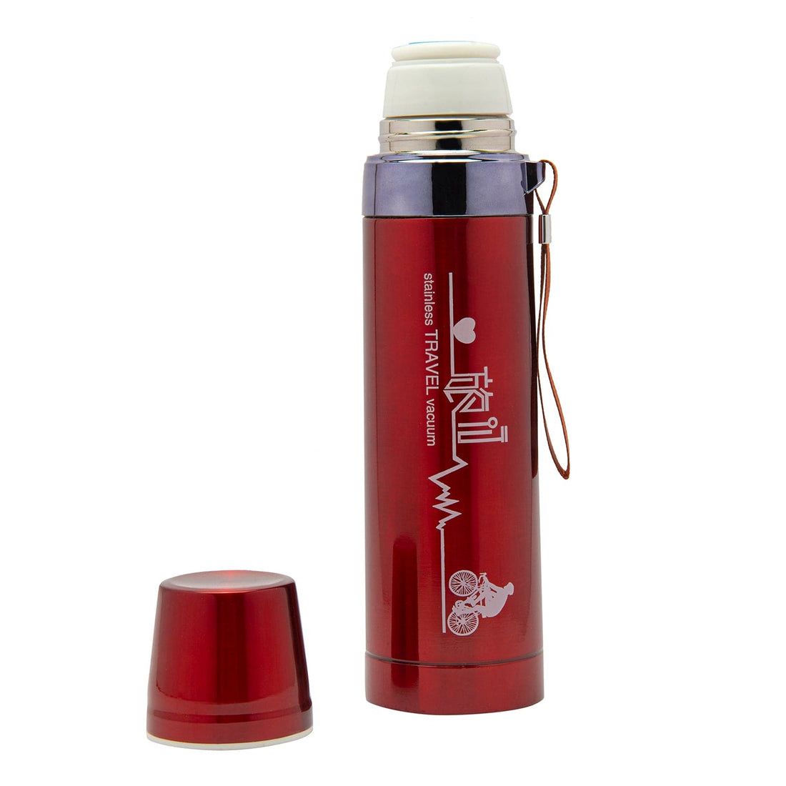 Stainless Steel World Travelers Metallic Flask Bottle 750ml