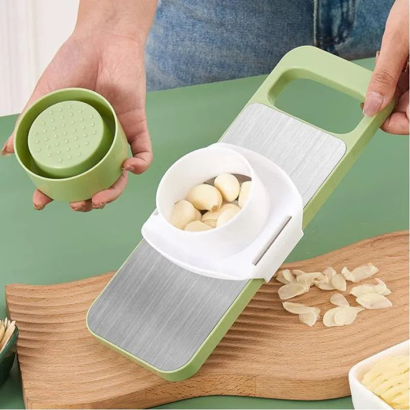 Stainless Steel 5in1 Multifunctional Vegetable Slicer Cutter