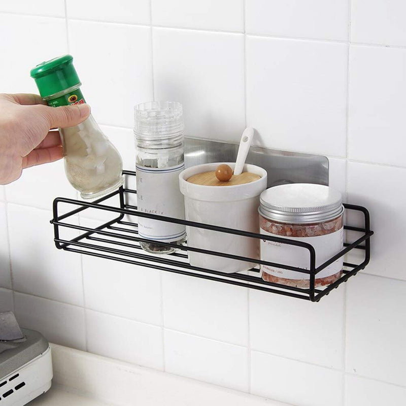 Self-Adhesive Metal Rack Storage Shelves