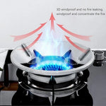 Flame Protector Fireproof Windshield Gas Stove Energy Saver Windproof Ring Bracket