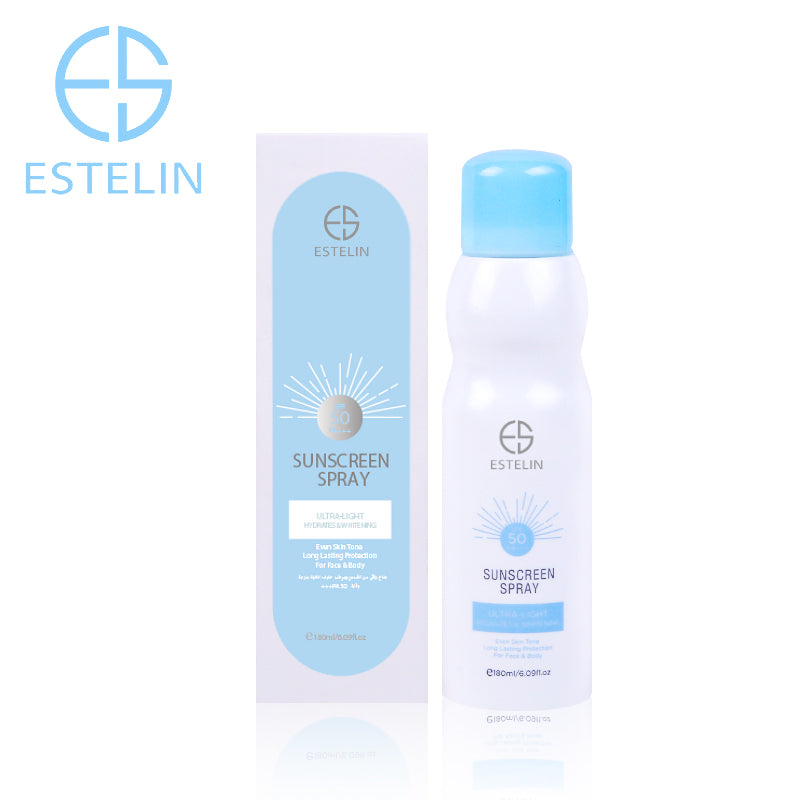 Estelin Ultra Light Hydrates & Whitening Sunscreen Spray SPF50 PA+++-180ml