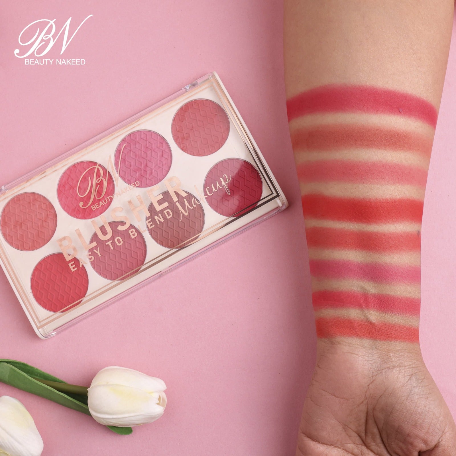 Beauty Nakeed BN Easy To Be Blend 8in1 Blusher Palette