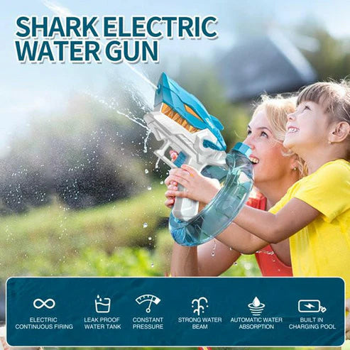 Rechargeable Electric Shark Spray Long Range Water Gun For Kid