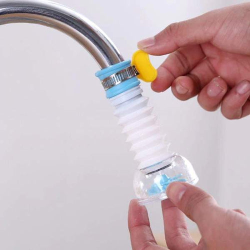360 Adjustable Flexible Fan Faucet With Clip Faucet Tap Water Filter