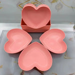 Heart Shape Plate 8 Pcs Set