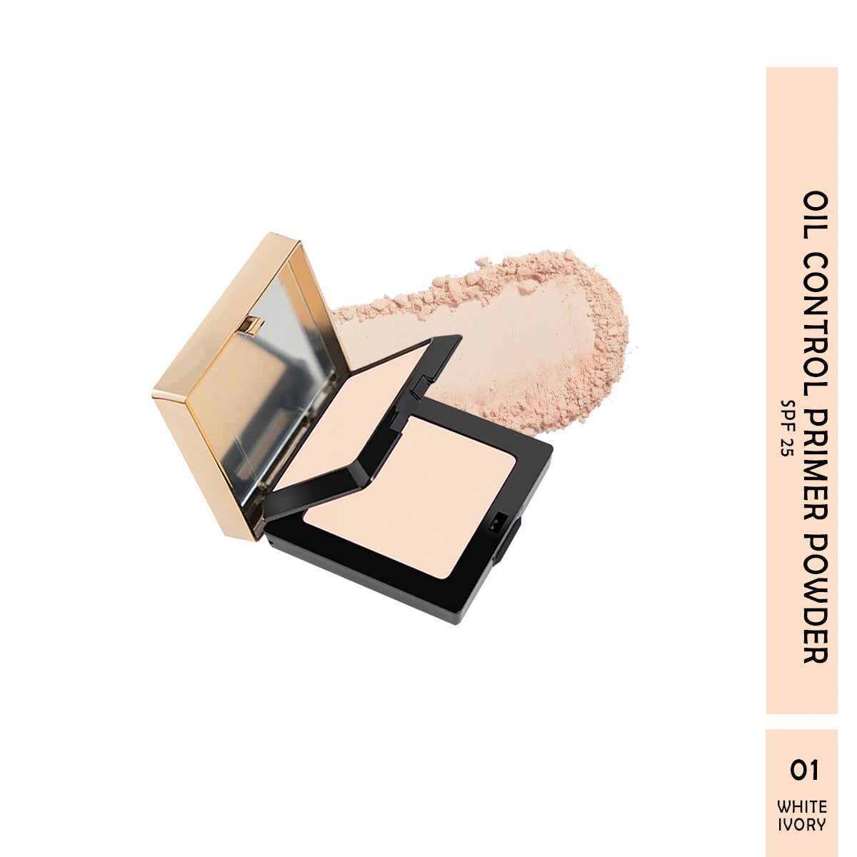 Maliao Oil Control Primer Powder Compact SPF 25 - Mattify and Protect Your Skin