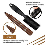 GuanJing Brown Master 4 Tip Beard Pen