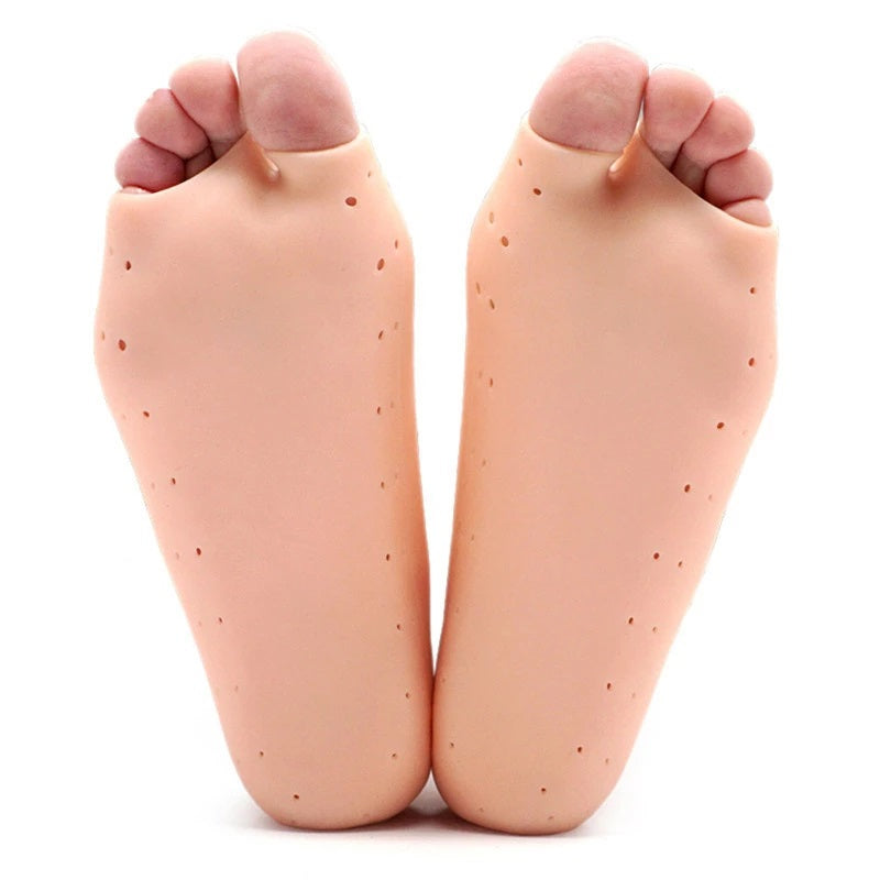 Soft Silicone Moisturizing Gel Socks For Foot Care Protector Relieve Dry Cracked Peeling Heels