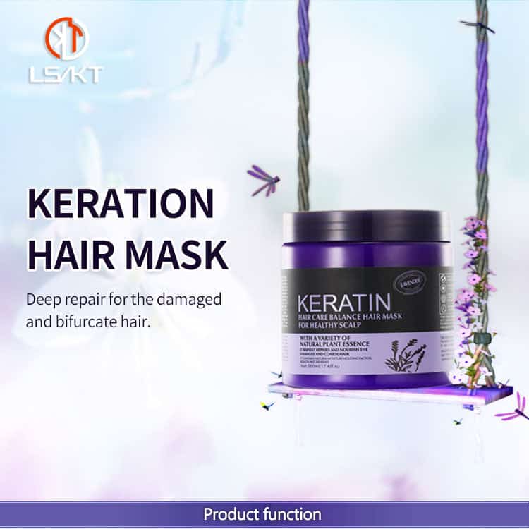 Lavender Hair Care Balance Keratin Hair Mask & Hair Treatment for Healthy Scalp 1000ml