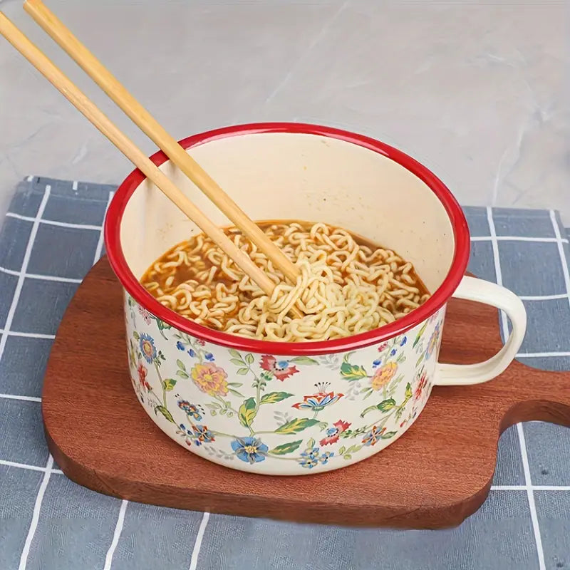 Multifunctional Heating Pot Bowl With Lid For Noodles Food Gas and Electric Stovetop Safe for Kitchen