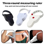 Telescopic Self Measurement Tape Self-Tightening Body Measuring Ruler Fitness Caliper for Body Measurement