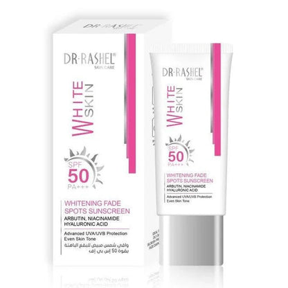 Dr Rashel Whitening Sunscreen Fade Spots SPF 50 PA+++ 50G
