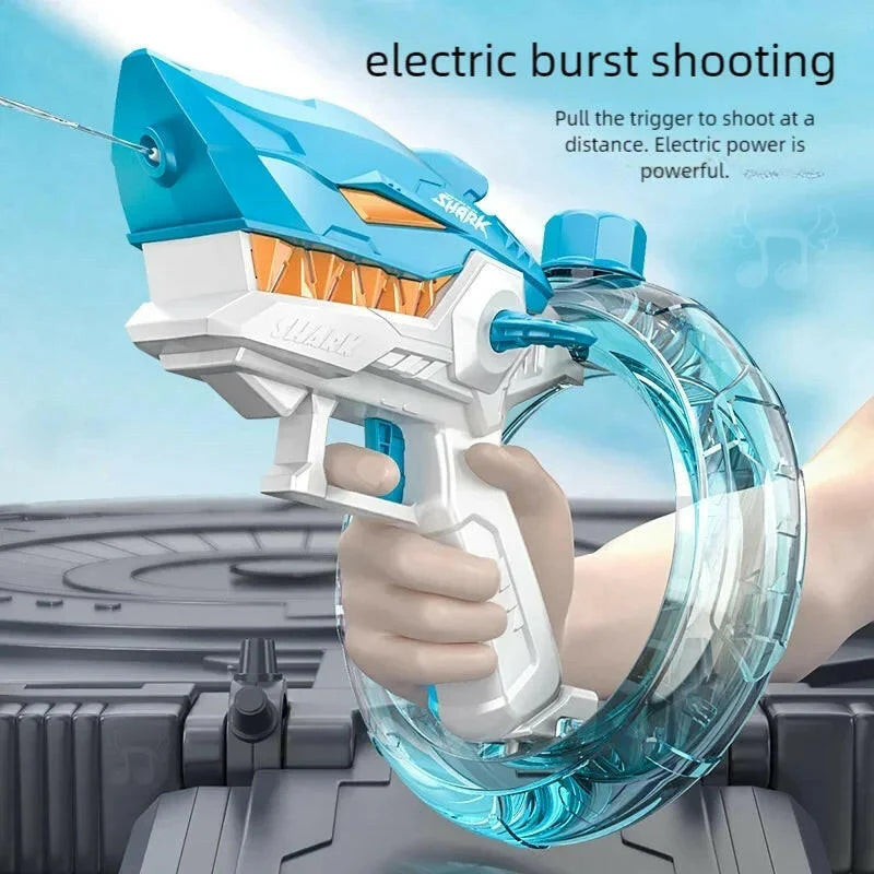 Rechargeable Electric Shark Spray Long Range Water Gun For Kid